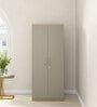 Nester 2 Door Wardrobe In Sebastian Oak & Melamine Finish