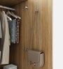 Nester 2 Door Wardrobe In Sebastian Oak & Melamine Finish