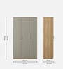 Nester 3 Door Wardrobe In Sebastian Oak & Melamine Finish
