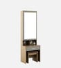 Nester Dressing Unit With Stool In Sebastian Oak & Melamine Finish