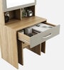 Nester Dressing Unit With Stool In Sebastian Oak & Melamine Finish