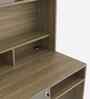 Nester Hutch Desk In Sebastaian Oak & Melamine Finish