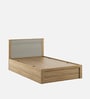 Nester Single Bed With Box Storage In Sebastian Oak & Melamine Finish