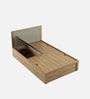 Nester Single Bed With Box Storage In Sebastian Oak & Melamine Finish