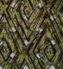 Nettle Green Geometric Polyester 6 ft x 9 ft Machine Made Carpet