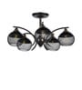 Netto Black Glass Chandelier