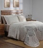 Neutral Abstract 145 TC Cotton Duvet Cover With 2 Pillow Case