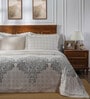 Neutral Abstract 145 TC Cotton Duvet Cover With 2 Pillow Case