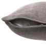 Neutral Cotton Polyester Solid 12x12 inches Square Cushion Cover