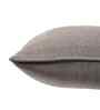 Neutral Cotton Polyester Solid 16x16 inches Square Cushion Cover