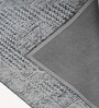 Neutral Geometric Wool And Cotton 8 X 5 Feet Hand Tufted Carpet