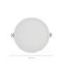 Natural White 15 Watts Led Aluminium Ultra Round Panel Light
