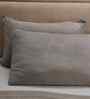 Neutral Solid 325 TC Cotton Polyester 2 Pillow Sham Set Neutral Solid 325 TC Cotton Polyester 2 Pillow Sham Set