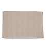 Neutral Solid Cotton 16x24 Inches Anti Skid Bath Mat