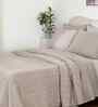 Neutral Solid TC 325 Cotton Polyester Single Bed Bedcover
