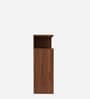 Nevera Shoe Cabinet In Walnut And Frosty White Finish