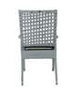 New Castle Wicker Table And Chair Set ( With 4 Chairs ) In Grey Finish