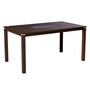New Delton 6 Seater Dining Table in Burnt Beech Finish