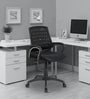New Desire Medium Back Ergonomic Chair In Black Colour