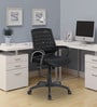 New Desire Medium Back Ergonomic Chair In Black Colour