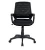 New Desire Medium Back Ergonomic Chair In Black Colour