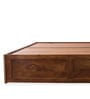 New Diamond King Size Bed With Storage Honey Natural Finish