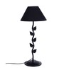 New Era  Black Cotton Leaf Table Lamp
