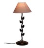 New Era  Grey Cotton Leaf Table Lamp