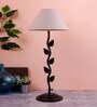 New Era  Grey Cotton Leaf Table Lamp