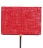 New Era  Maroon Jute Square  Lamp Shade for Home Decor