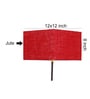 New Era  Maroon Jute Square  Lamp Shade for Home Decor