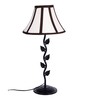Hobart Multicolour Cottan Fabric Shade Night Lamp With Iron Base