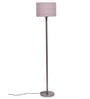 Flamingo Multicolour Cottan Fabric Shade Club Floor Lamp With Steel Base