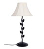 New Era  Off-White Cotton Leaf Table Lamp