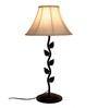 New Era  Off-White Cotton Leaf Table Lamp