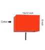 New Era  Orange Cotton Square Lamp Shade for Home Decor