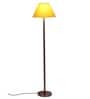 New Era  Yellow Cotton Conical  Designer Steel Floor Lamp For Home Decor