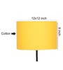 New Era  Yellow Cotton Round Lamp Shade for Home Decor
