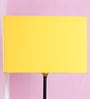 New Era  Yellow Cotton Square Lamp Shade For Home Decor