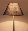New Era Blue Jute  Conical  Designer Steel Floor Lamp For Home Decor