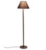 New Era Blue Jute  Conical  Designer Steel Floor Lamp For Home Decor