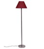 New Era Maroon Jute  Conical  Designer Steel Floor Lamp For Home Decor