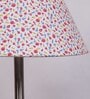 New Era Multicolor Cotton Conical  Designer Steel Floor Lamp For Home Decor