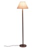 New Era Multicolor Cotton Conical  Designer Steel Floor Lamp For Home Decor