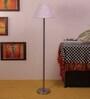 New Era Multicolor Cotton Conical  Designer Steel Floor Lamp For Home Decor