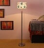 New Era Multicolor Drum Cotton Designer Steel Floor Lamp For Home Decor