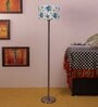 New Era Multicolor Drum Cotton Designer Steel Floor Lamp For Home Decor