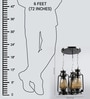 Laura Multicolour Glass Cluster Hanging Light