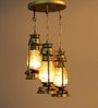 Zion Multicolour Glass Cluster Hanging Light