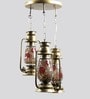 Multicolour Glass Lantern